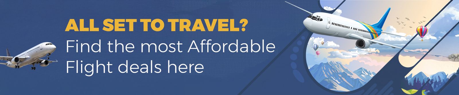 Airline offer banner