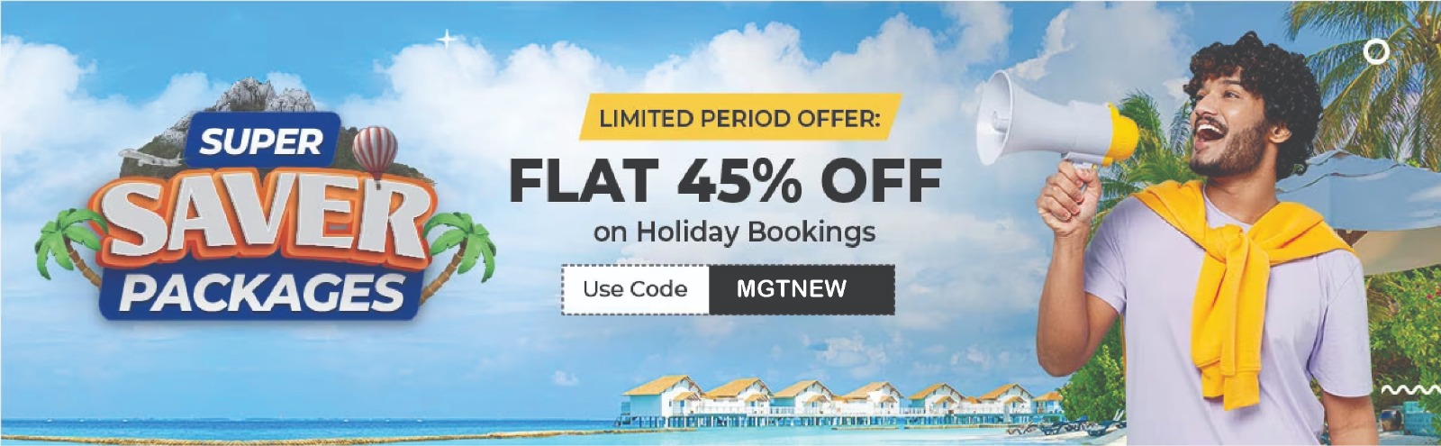 Airline offer banner