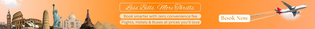Promotional travel banner