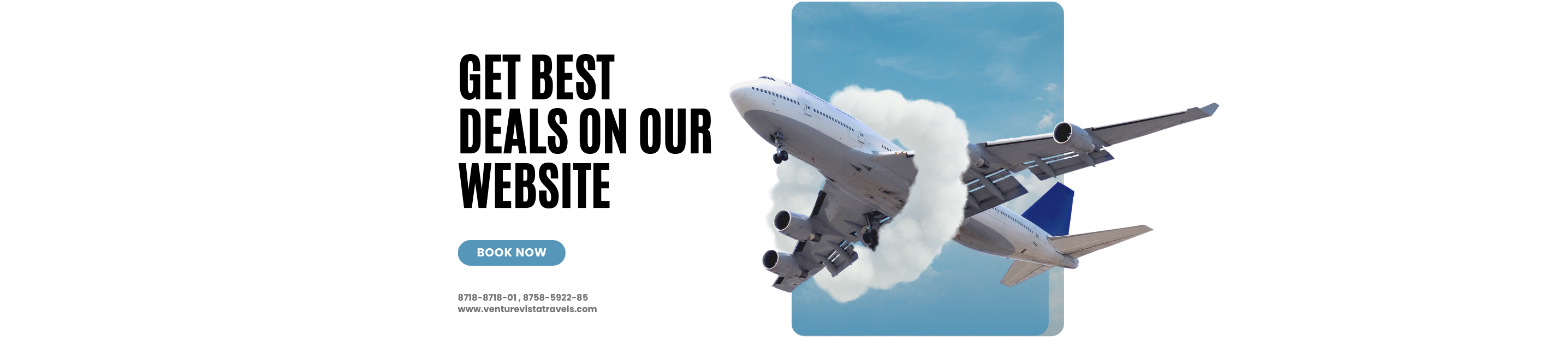 Airline offer banner