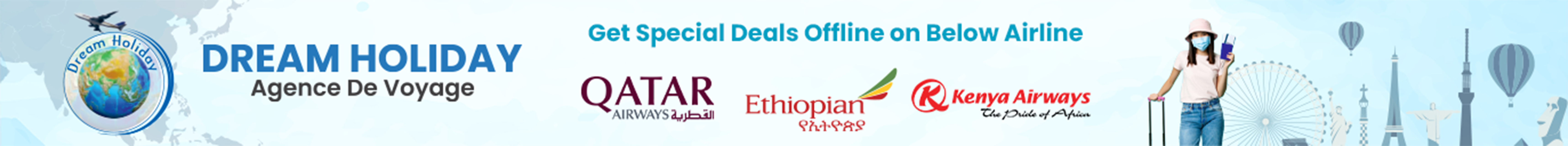 Promotional travel banner