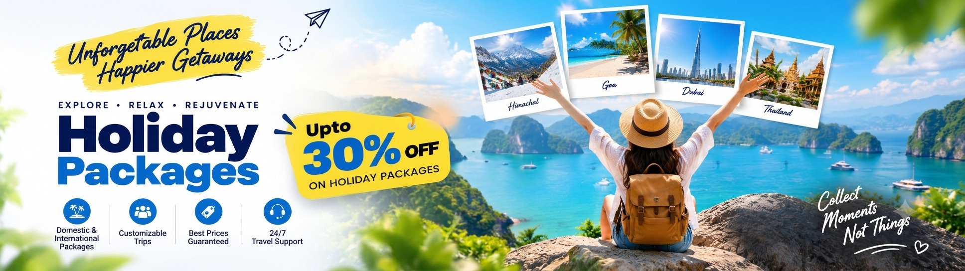 Holiday promotional banner
