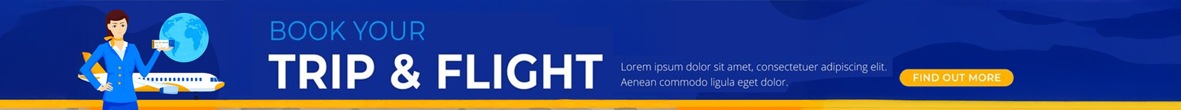 Promotional travel banner