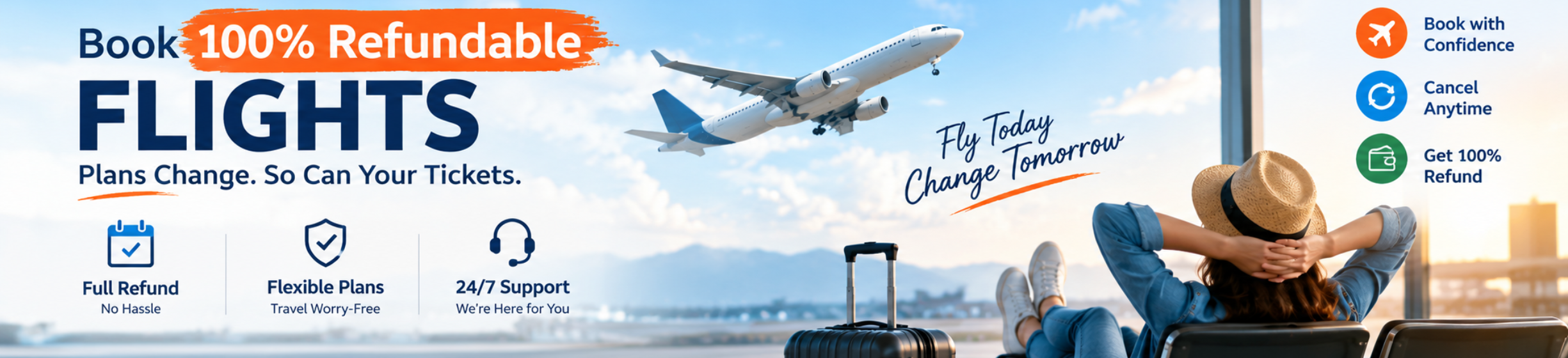 Airline offer banner