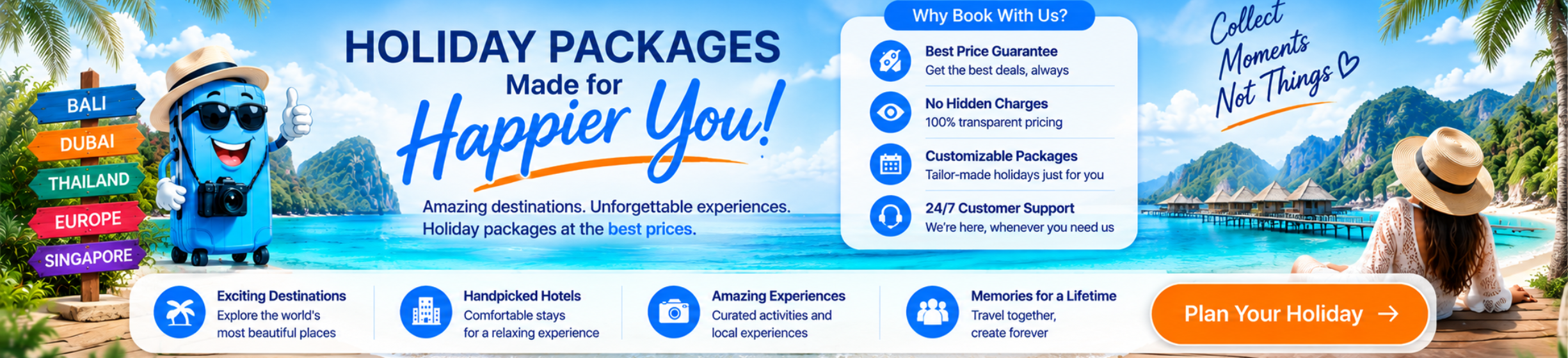 Holiday promotional banner