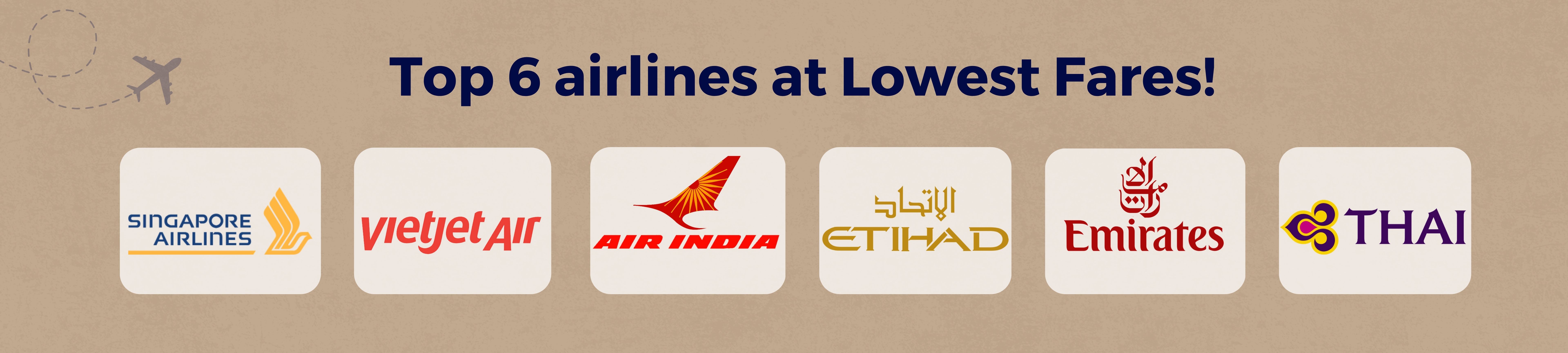 Airline offer banner