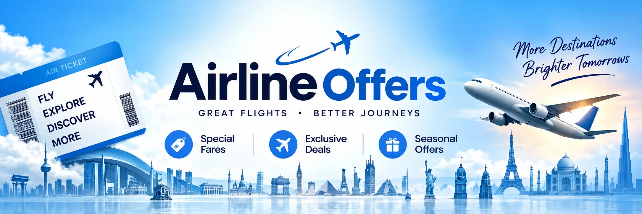 Airline offer banner