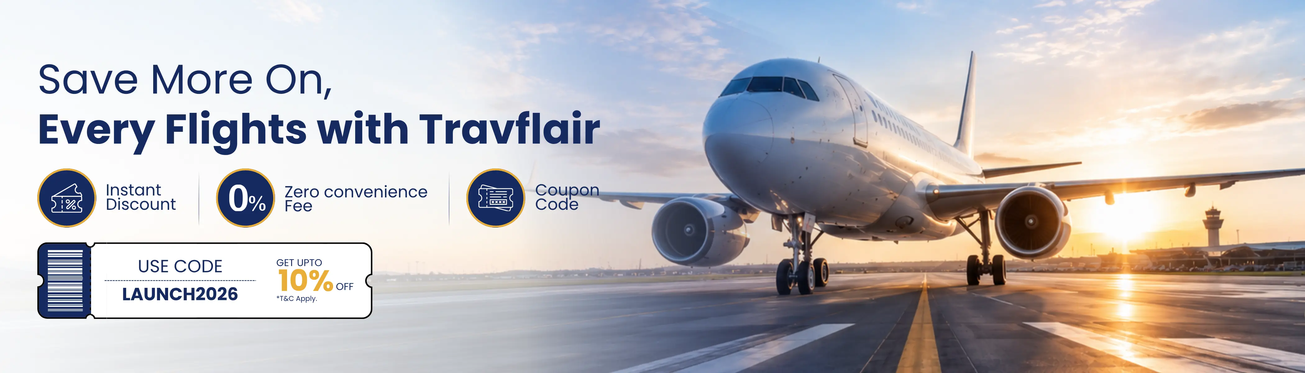 Airline offer banner