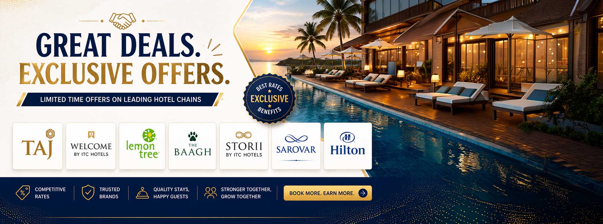 Partner login banner