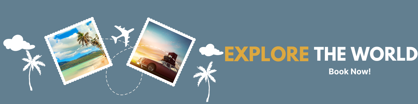 Promotional travel banner