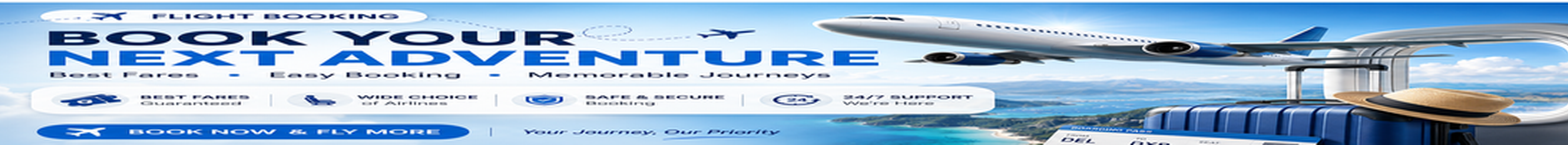 Promotional travel banner