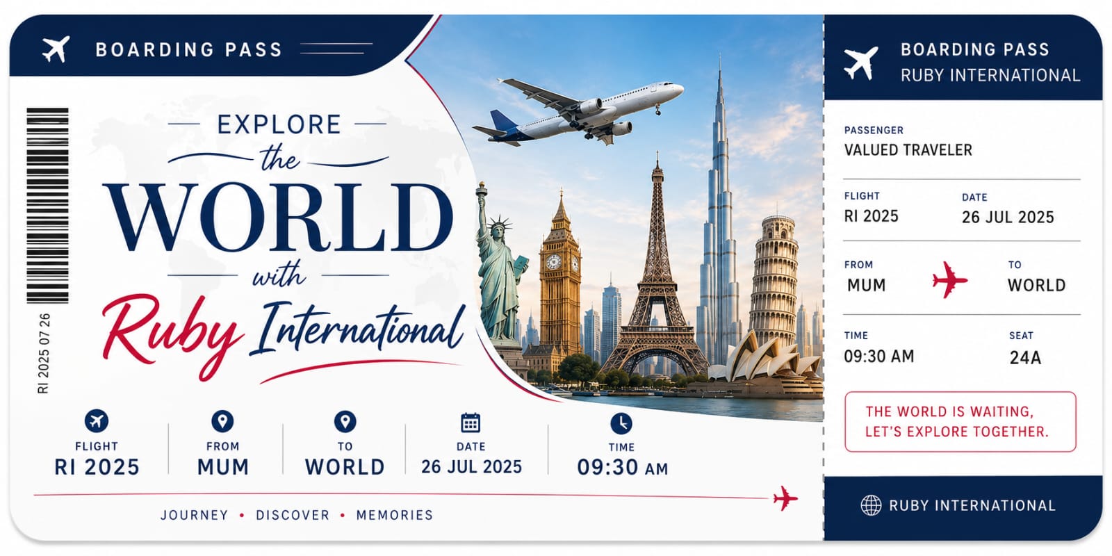 Airline offer banner