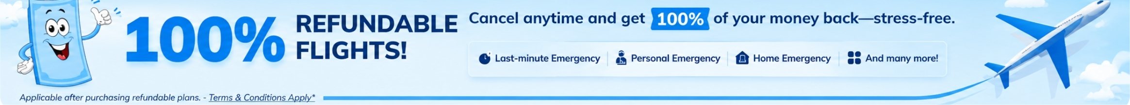 Promotional travel banner