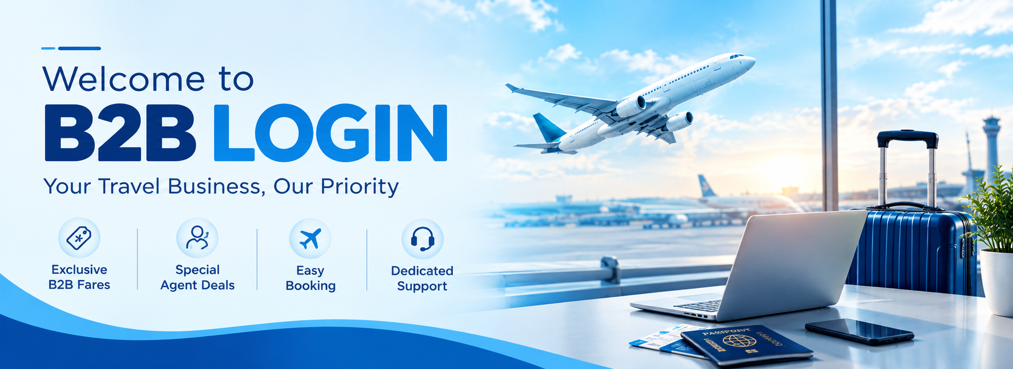 Partner login banner