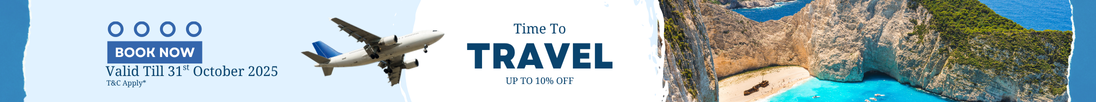 Promotional travel banner