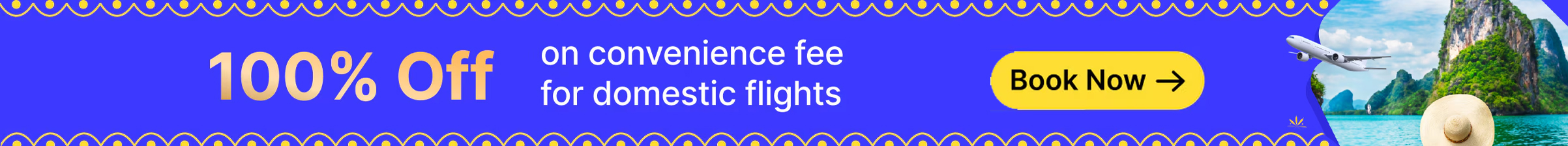Promotional travel banner