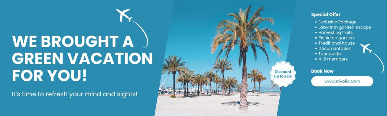 Airline offer banner