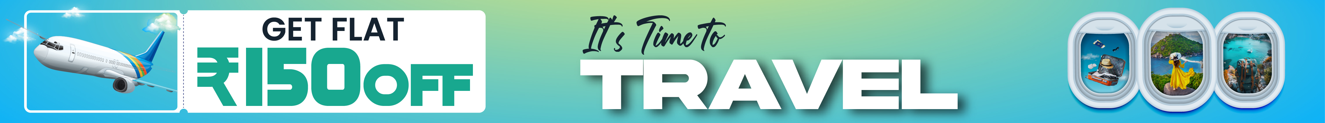 Promotional travel banner