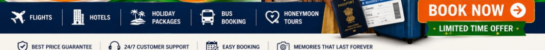 Promotional travel banner