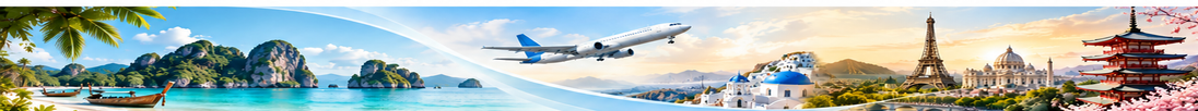 Promotional travel banner