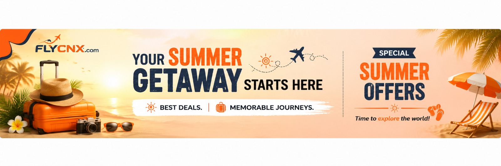 Airline offer banner