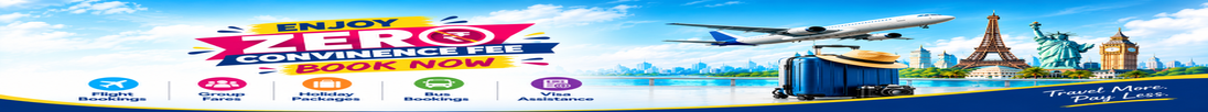 Promotional travel banner