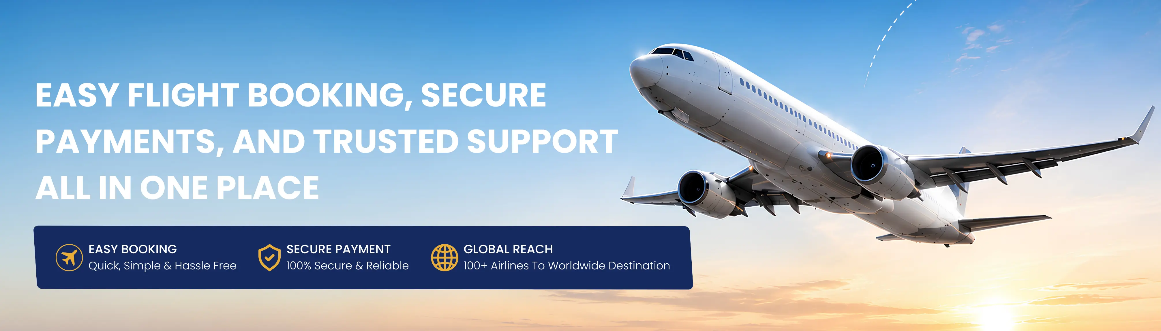 Airline offer banner