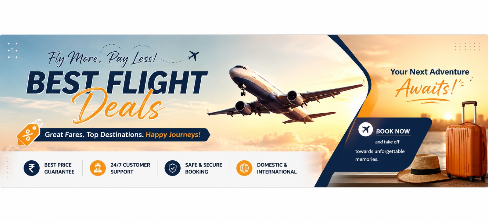 Airline offer banner