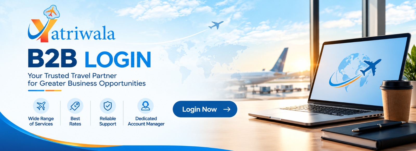 Partner login banner