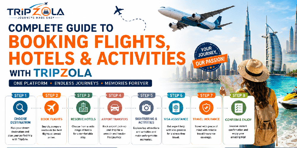 Complete Guide to Booking Flights, Hotels & Activities with TripZola