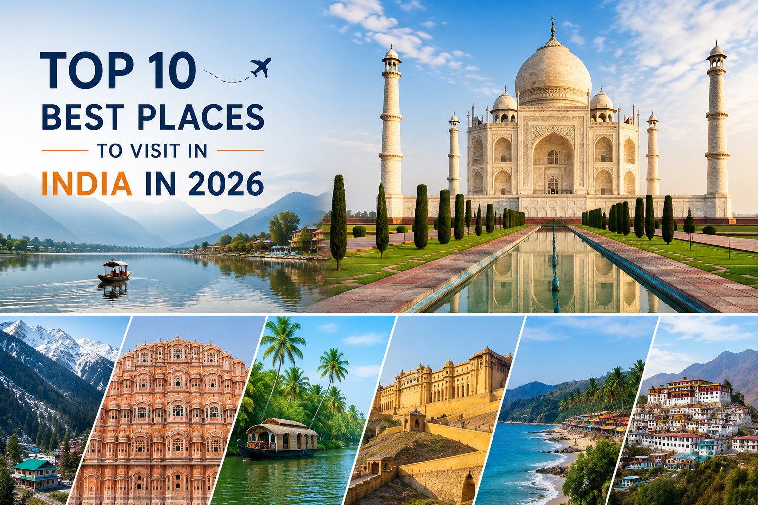 Top 10 best places to visit in india in 2026