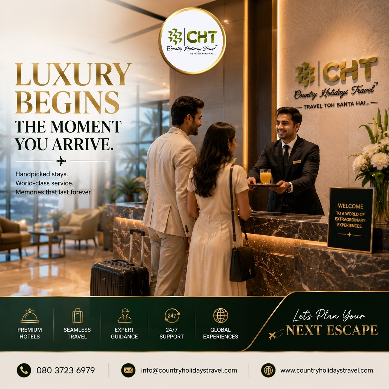 Experience Unrivaled Luxury with Country Holidays Travel