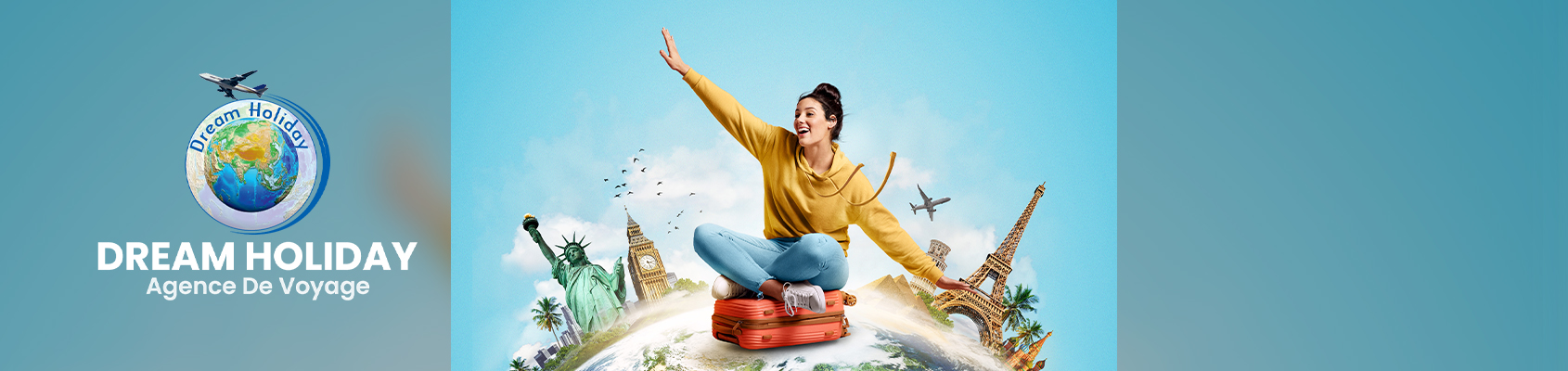 ✈️ Dream Holidays — Votre agence de voyage à Kinshasa pour un monde sans frontières 🌍