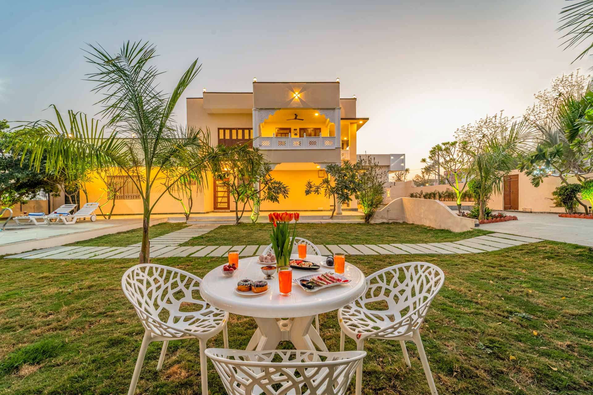 Madhuram Villa Udaipur – 4 BHK Private Villa with Plunge Pool & Gazebo
