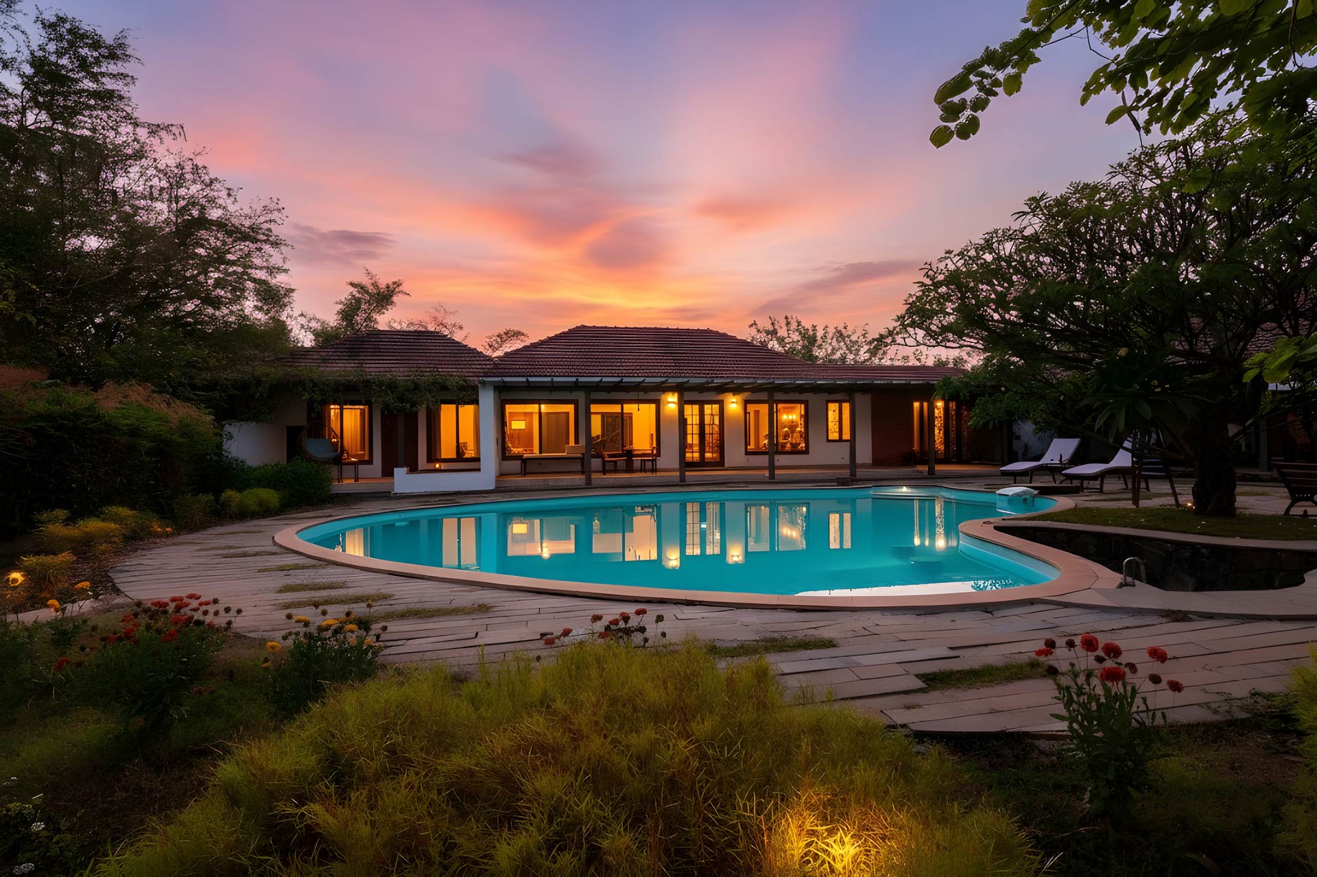Wander Beyond – 3 BHK Luxury Villa with Private Pool, Alibaug