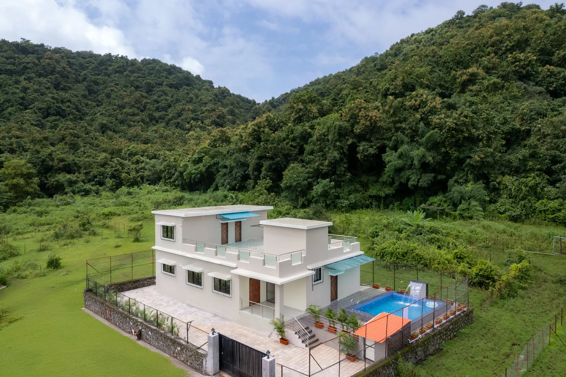 The Fernstead | Hillview 4-BHK Villa With Private Pool & Terrace; Near Major Beaches