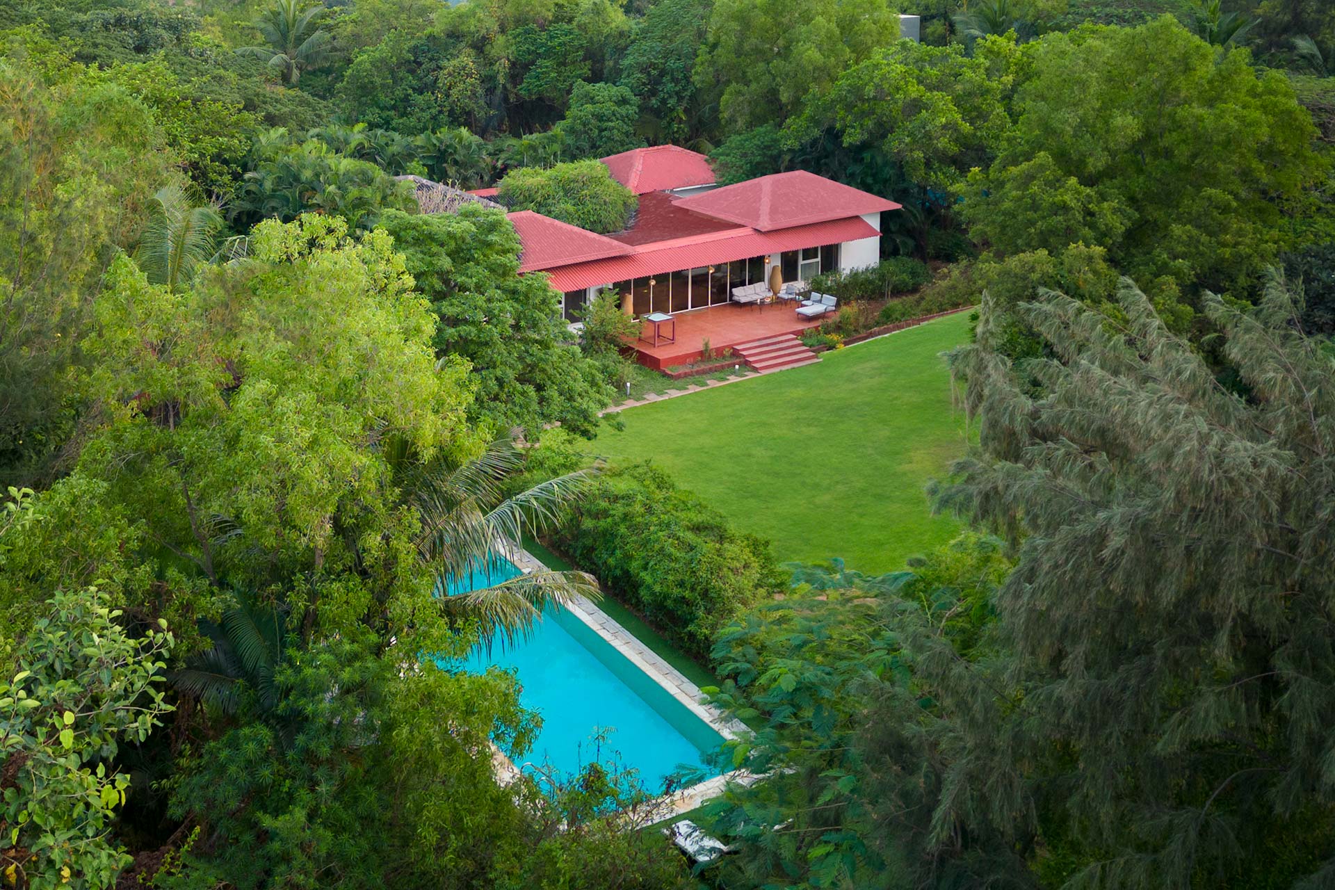 Bliss @ Moonlit Trails – 2 BHK Villa with Private Pool, Alibaug