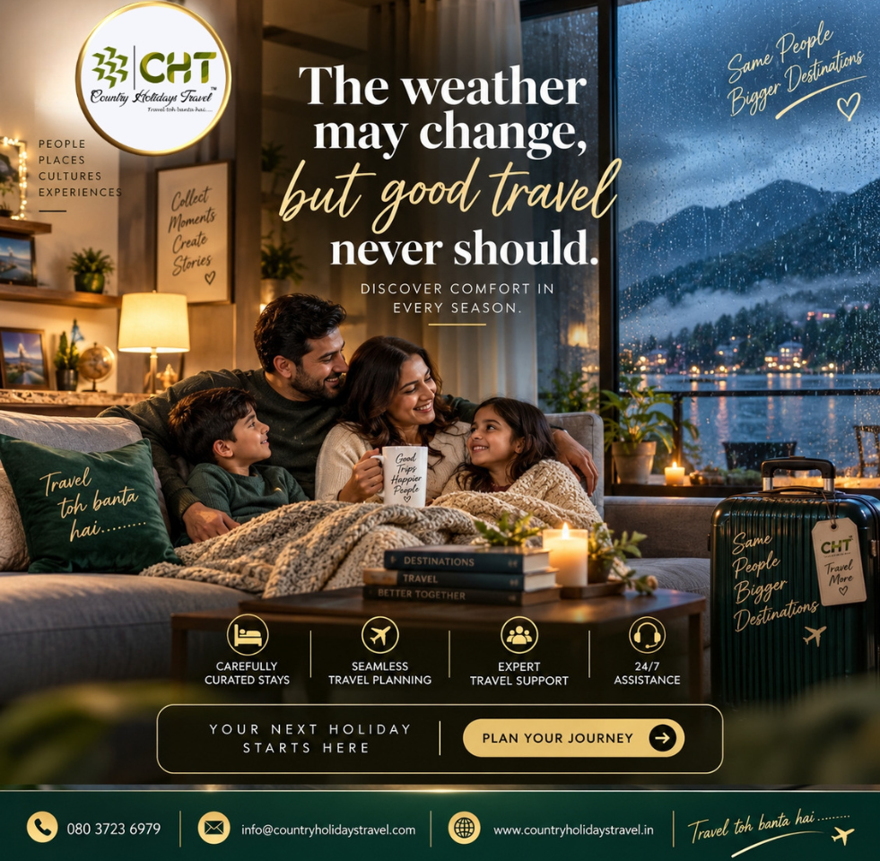 "The weather may change, but good travel never should."