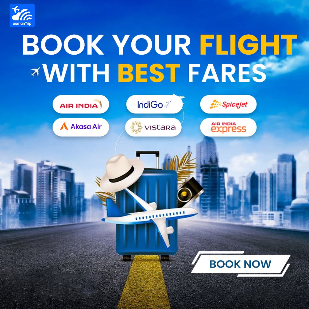 💺 Book Flights with Best Fares – Air India, Indigo, Vistara, SpiceJet & More Airlines