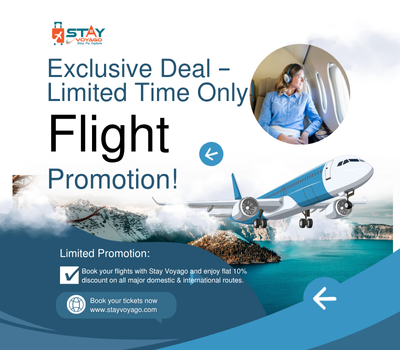 Fly to Your Favorite Destinations with 10% OFF