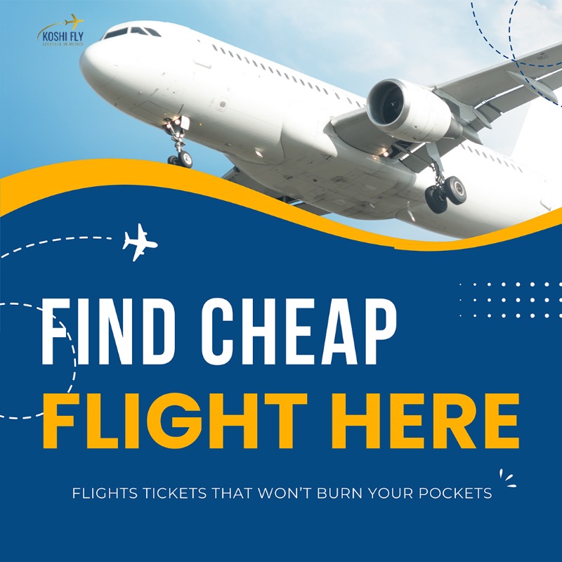 Koshi Fly — Cheaper Flights, Zero Hassle