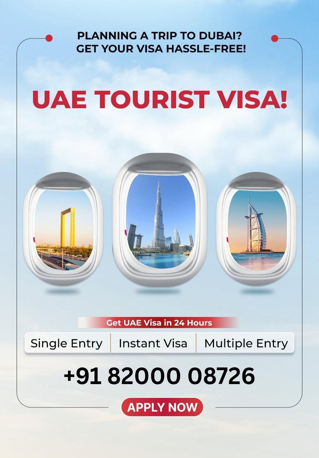 Get Your Dubai Visa Hassle-Free with MySastiFlight.in 🇦🇪✨