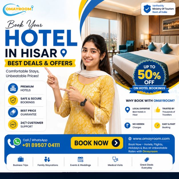 Hotel Booking in Hisar - Up to 50% OFF
