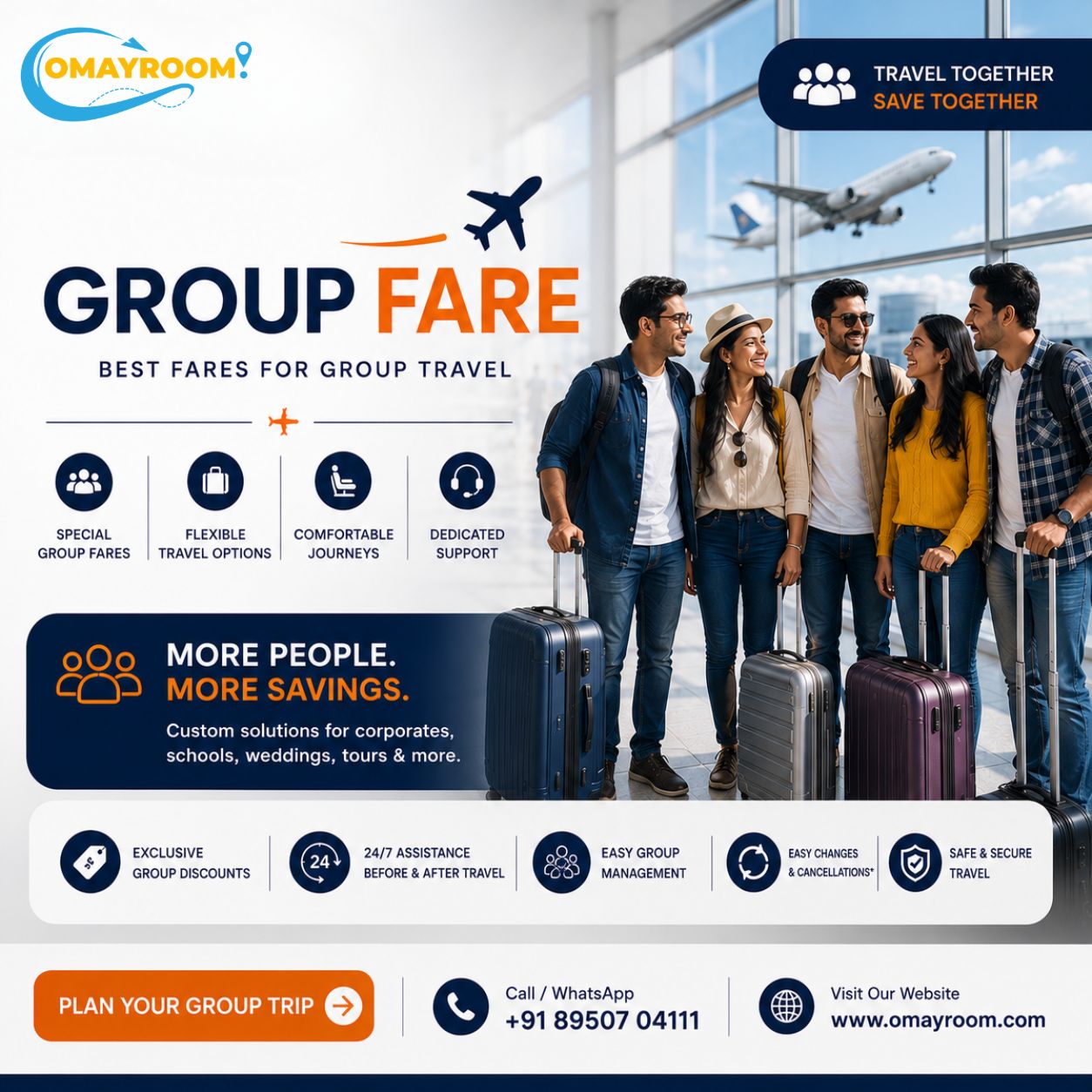 Group Fare - Best Fares for Group Travel