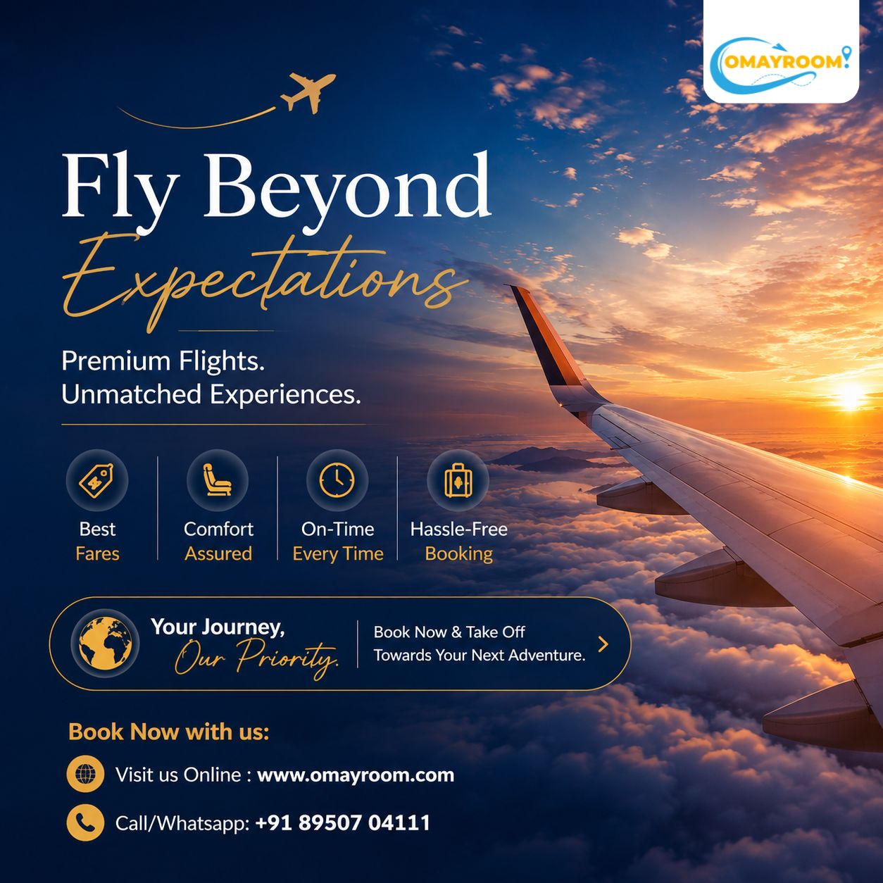 Premium Flights, Unmatched Experiences