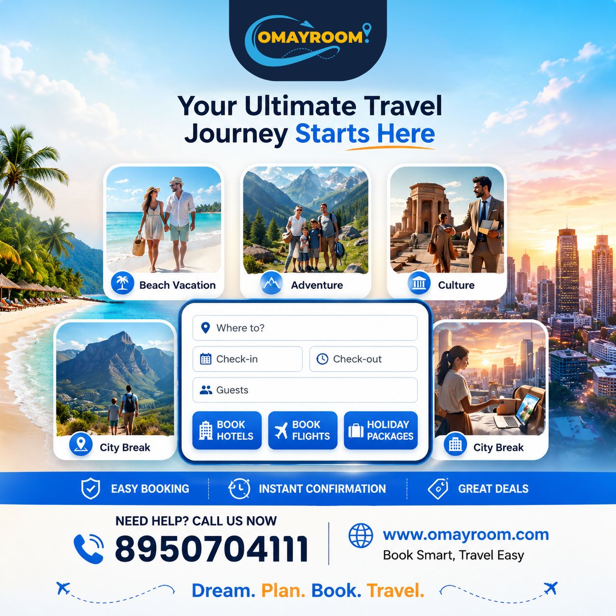 Dream. Plan. Book. Travel