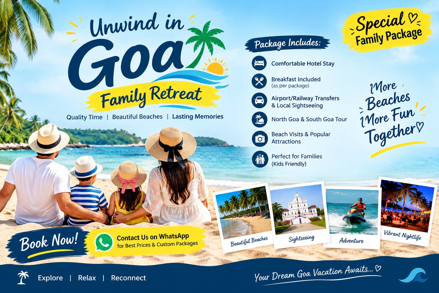 Unwind in Goa Family Retreat