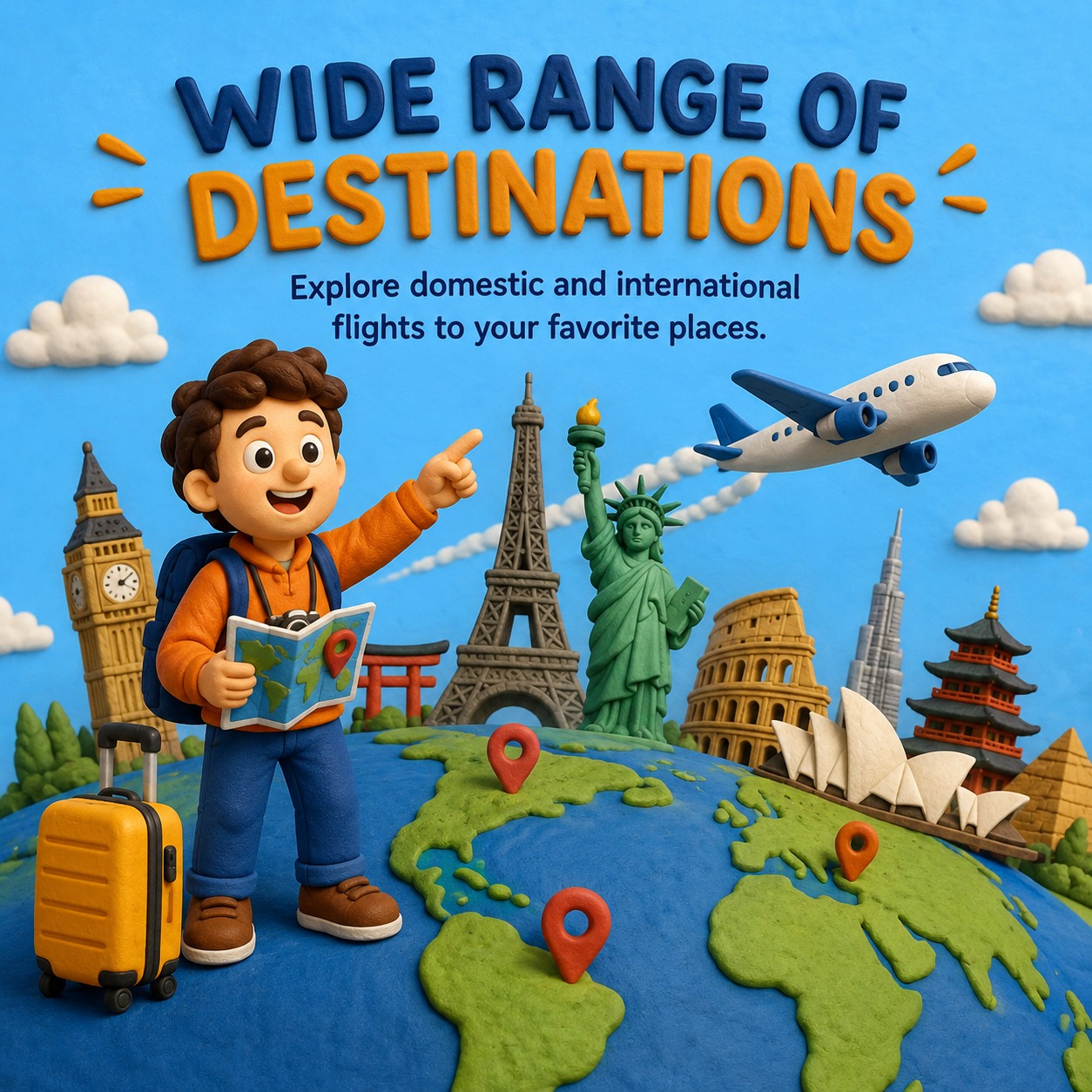 Wide Range of Destinations